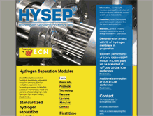 Tablet Screenshot of hysep.com